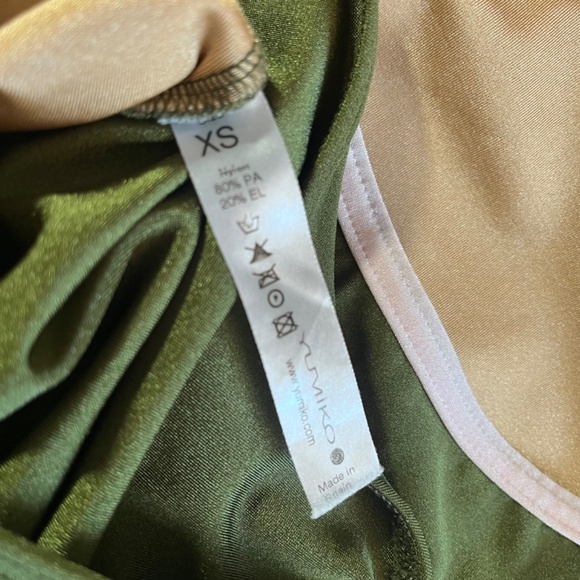 Yumiko Becky Leotard Green Xsmall - Picture 5 of 5
